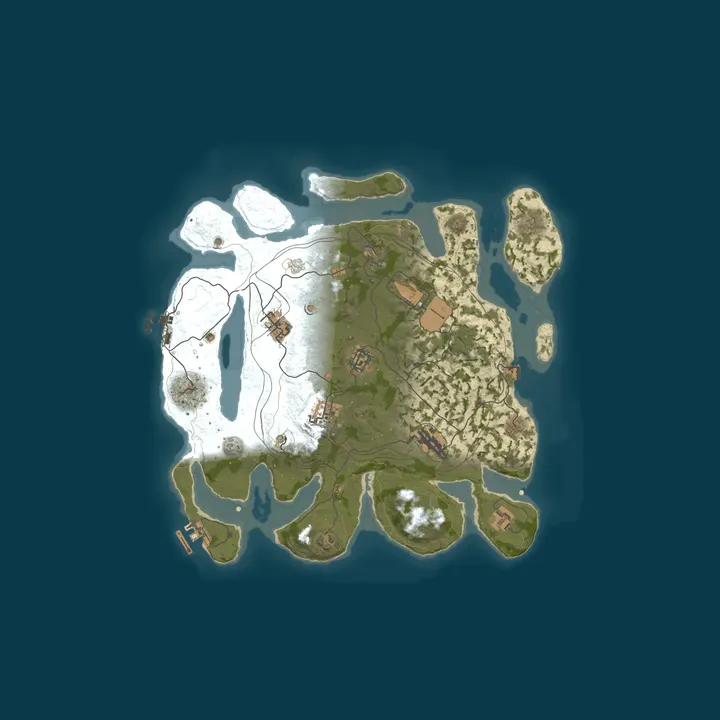 Map of Global.gg - US 3x │PVP│Loot+│Clans│Kits│TP│