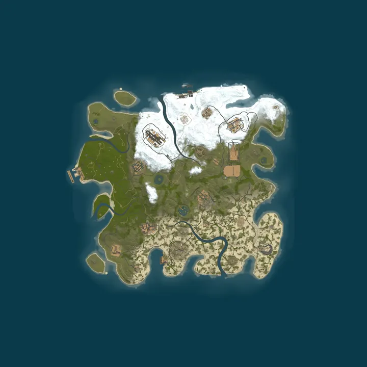 Map of Juicy Loot !  2x | Drivable Bradleys | Monthly | NoBP | myMini 