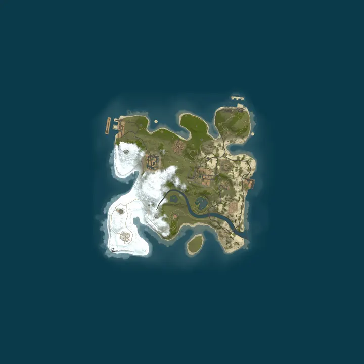 Map of Rust Server - Pinehosting.com