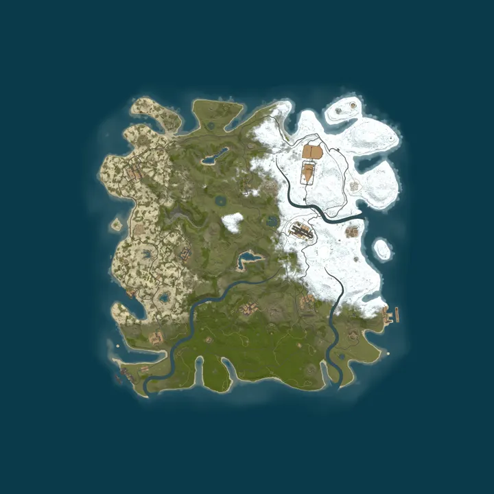 Map of My Untitled Rust Server