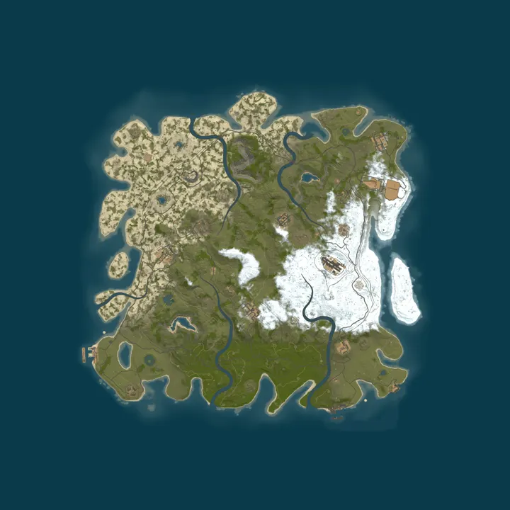 Map of Apophis2 Rust Server