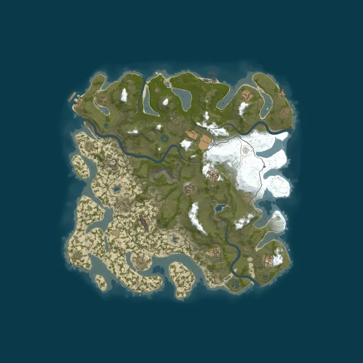 Map of US | Ducks PVE Modded Server