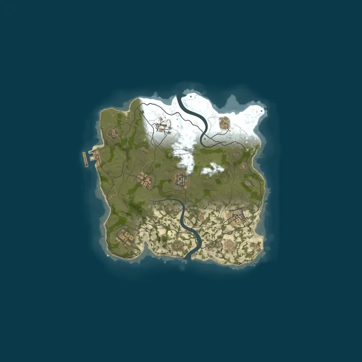 Map of Pine Hosting - Rust Server