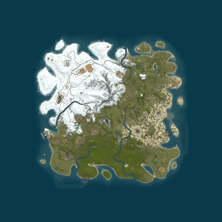 Map of WildVanilla-PVE