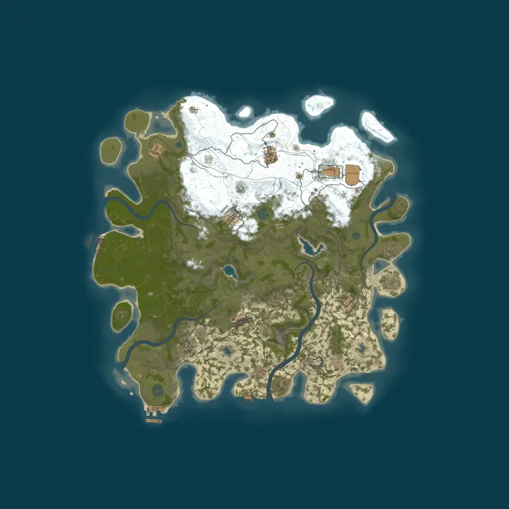 Map of TrueNorth Survival - Monthly-Plugins-Groupsize 4-Map:Procedural