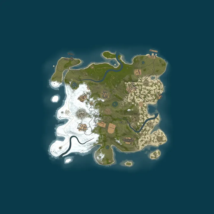 Map of AMP Rust 2X No Offlines MAX 5 Noob Friendly