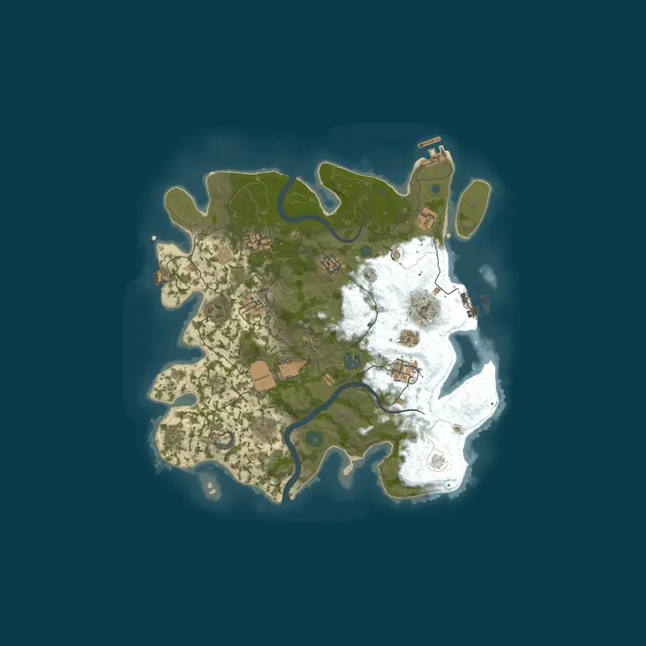 Map of SurvivalLand
