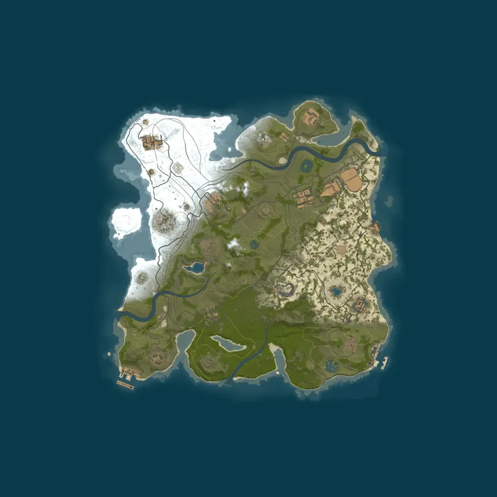 Map of HQM.GG US 3x Monthly Solo/Duo - Skins - Pvp - ORP