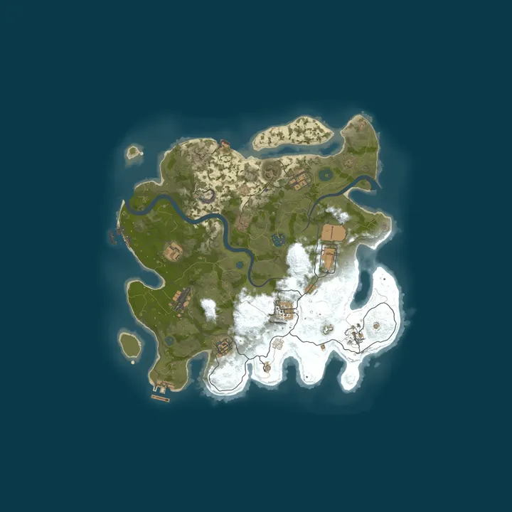 Map of SGB Rust Server