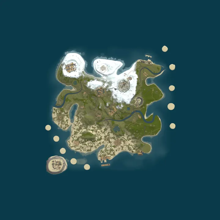Map of Beans Wild Ride | PvE+ | PvP/PVE Raids | Monthly | Custom Map