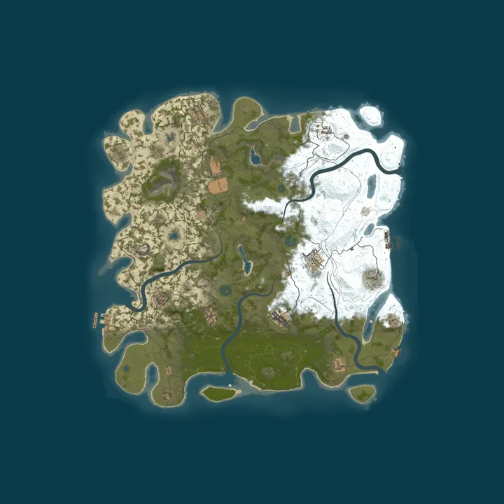 Map of Rusty Amigos! US / Builder-focused PVE
