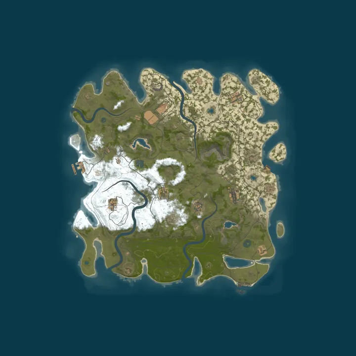 Map of Rusty Tugboat | 5x | /MINI | MONTHLY | Join in on the fun | SKI