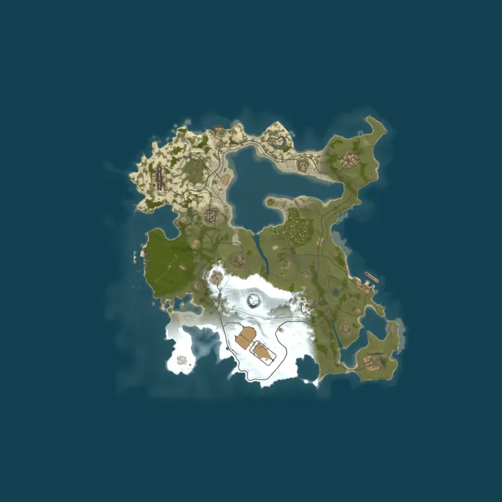 Map of My Rust server | Powered by AMP
