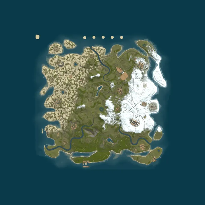 Map of [EU] #1 RustyKraken PVE| 6x | RB | Convoys | Events | ST| Roami