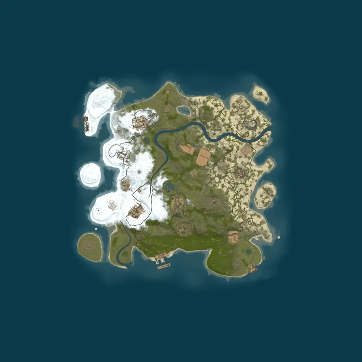 Map of Для новичков | BLOOM RUST | 2X | ОПТИМИЗАЦ