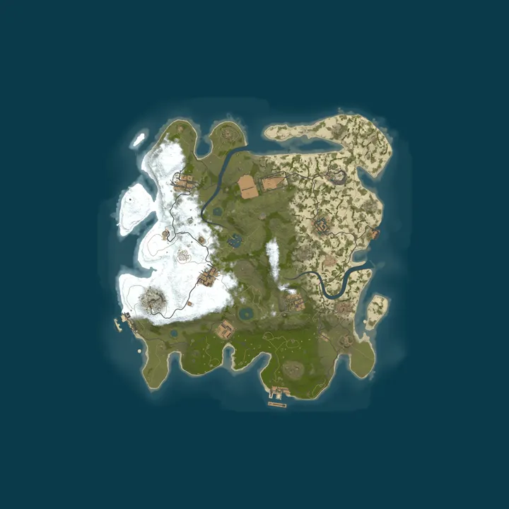 Map of RustDedicated