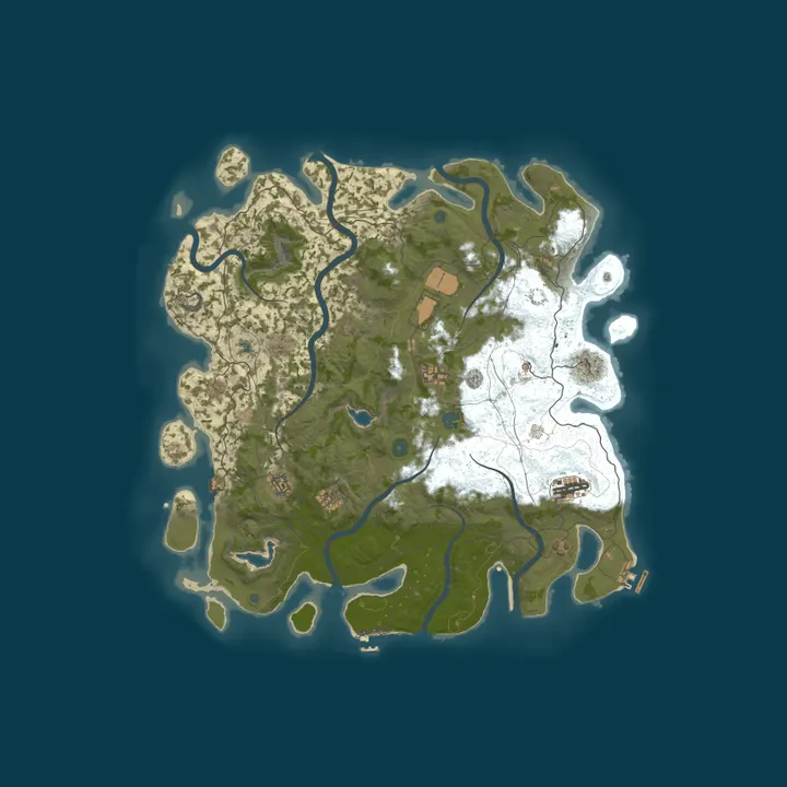 Map of oddball-PvE-Practice Play-NO killing-jungle 4500