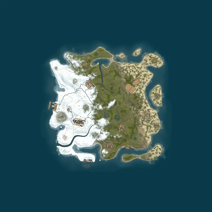 Map of #2 DOZA RUST X20/X50 | MAX3 | LOOT+ | ДЛЯ НОВИЧКОВ