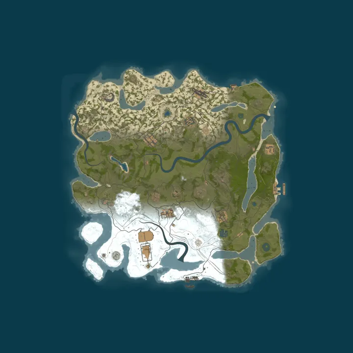 Map of VANILLA x2 | GGRust #4 | Для нoвичкoв 2x