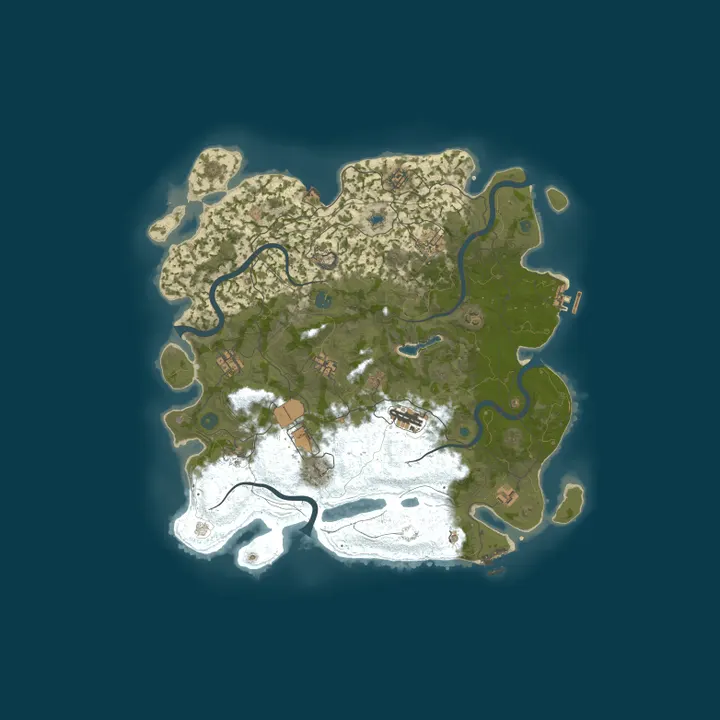 Map of 404 RUST /ДЛЯ НОВИЧКОВ /РОССИЯ 02.10