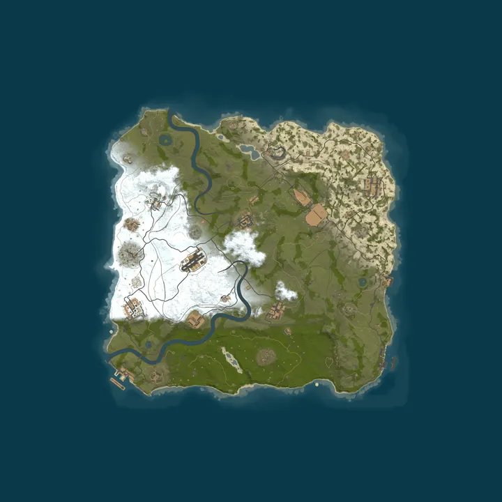 Map of RustResort.com - EU Vanilla | 2X Monday 05.10