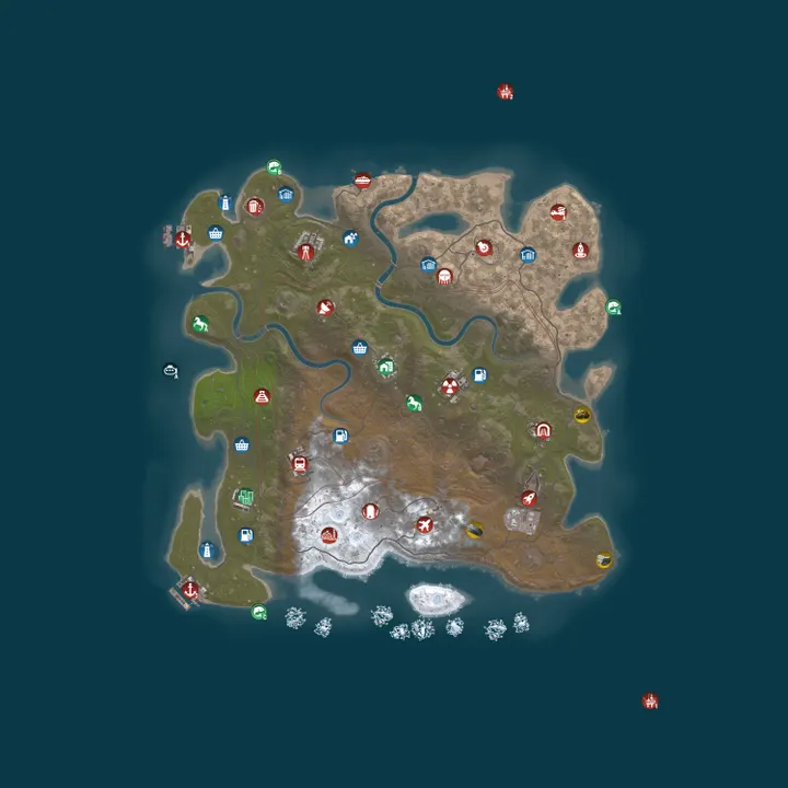 Map of Magic Rust #3 — Modded 2x (Solo/Duo/Trio) | Pyccкий
