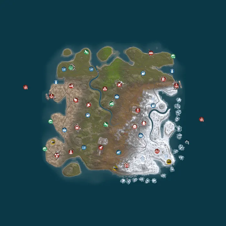 Map of Magic Rust #30 — Modded 2x (Solo/Duo) | Pyccкий