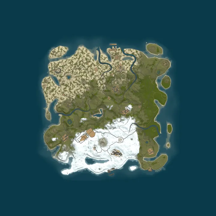 Map of RUST ROOM 1.5x | WEDNESDAY | Wipe 07.10