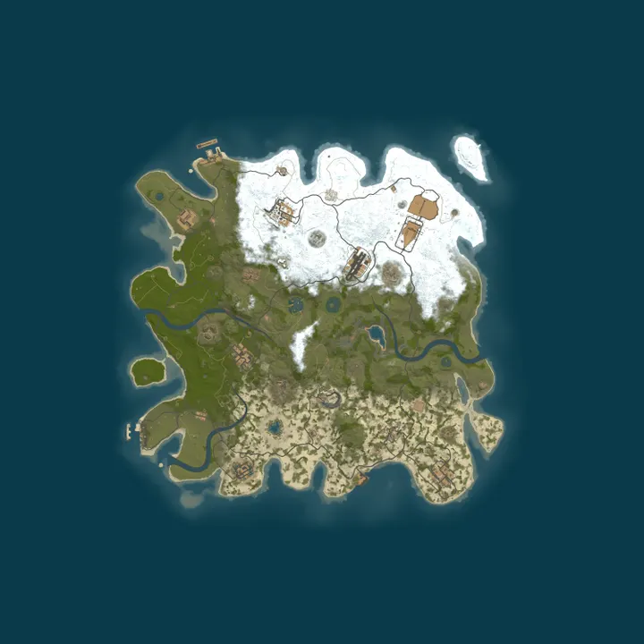 Map of [EU] AshRust 2x Monthly Max 5 | QoL/Loot+ | No BPs #2