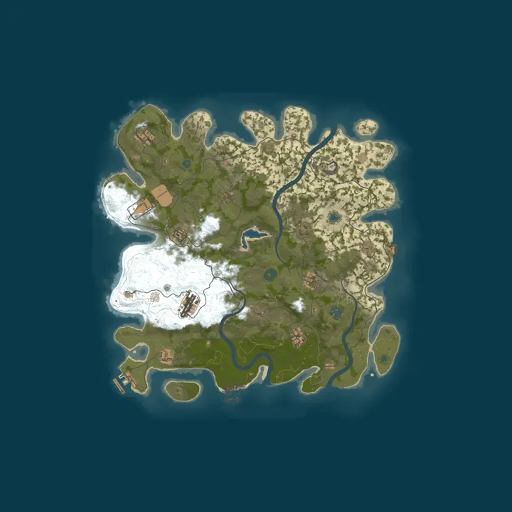 Map of EchoRust.co 3x Monthly |Solo/Duo/Trio/Quad | Full Wiped