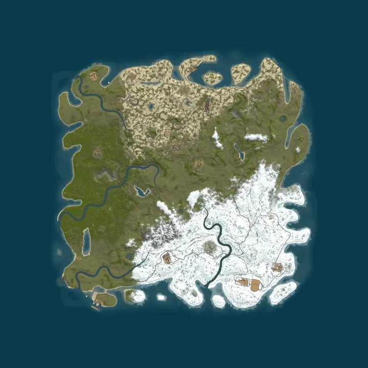 Map of [US]|[PVE] Dark Skies| No Raid | No Killing| No Decay