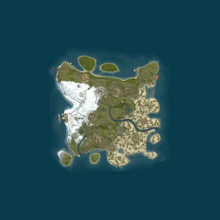 Map of [EU] Renewal Rust #1 | 3x PvE