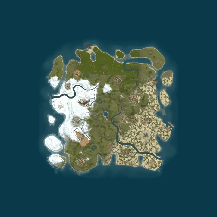 Map of My Untitled Rust Server