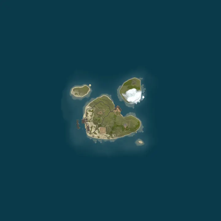 Map of Punisherrhd's PVP Server