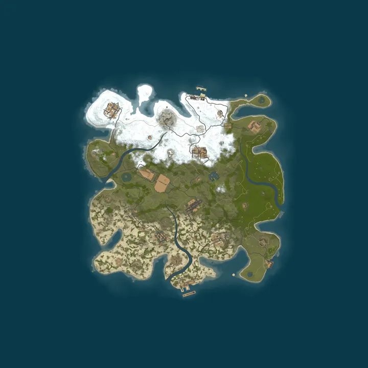 Map of Rust Server