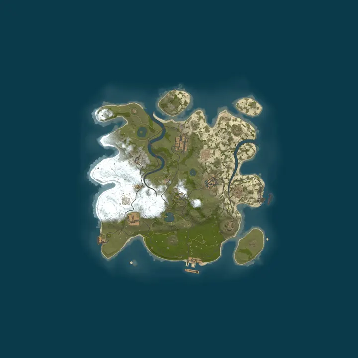 Map of Rust Server [Oxide]