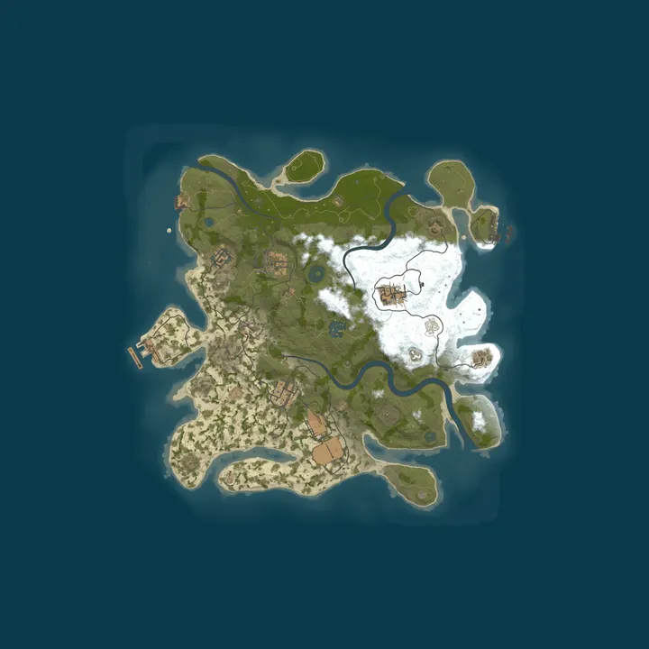 Map of Vanilla Rust