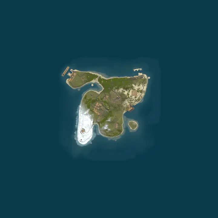 Map of Kitty Rust 2x - Solo/Duo/Trio - Tiny - Linux Friendly