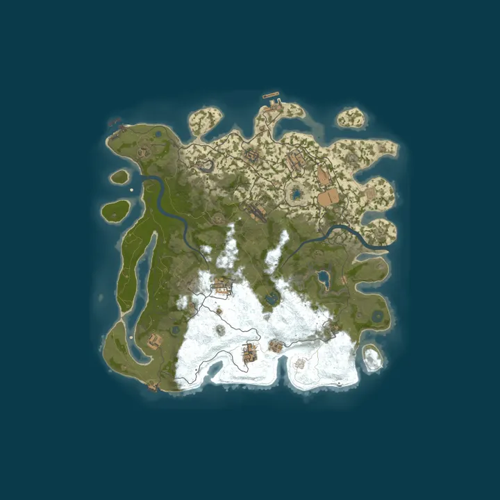Map of DeadInTen | Mixed PVE/PVP | Modded with QOL
