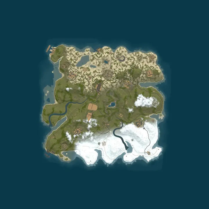 Map of EU Vex.gg 5x Solo/Duo/Trio|Shared BPs|Kits|Shop|max 3 Best 10x5