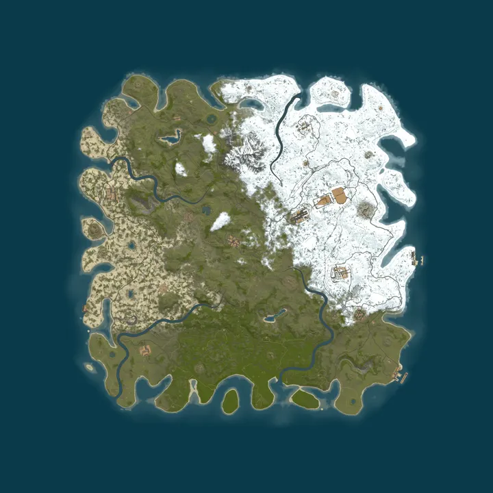 Map of Wasteland Nomads [PvE | MOD] - No Raiding | No Killing
