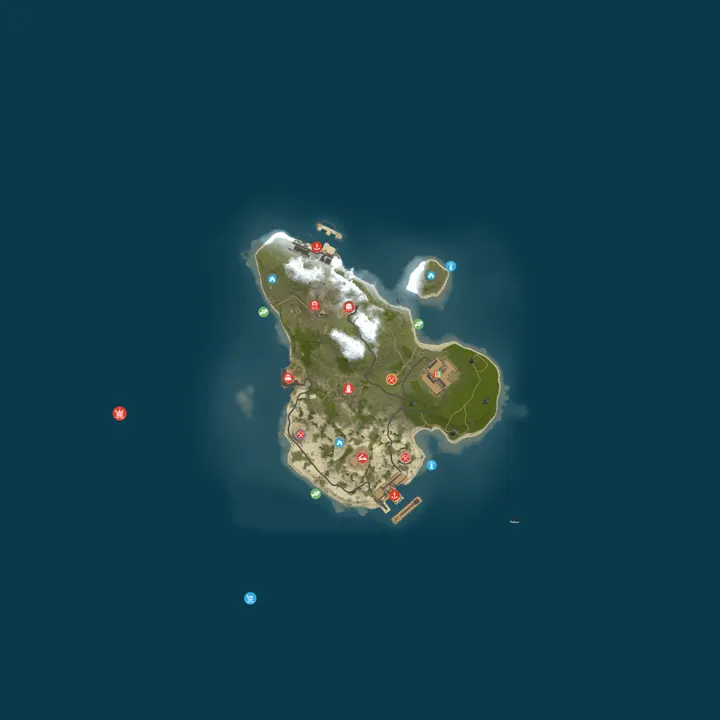 Map of A Rust Server