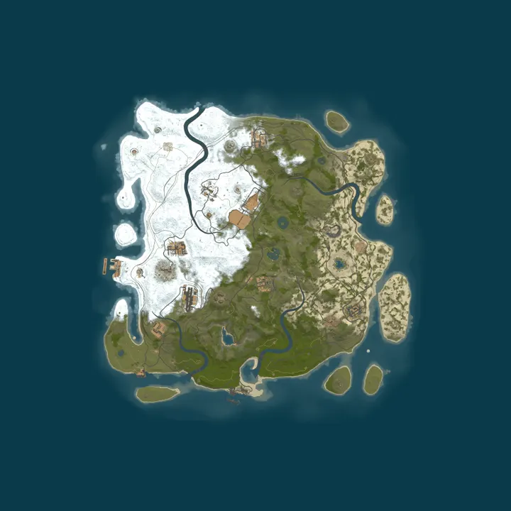 Map of PvE | TEAMRUST | KITS | RAID BAS| РАЙ ДЛЯ МИРНЫХ |
