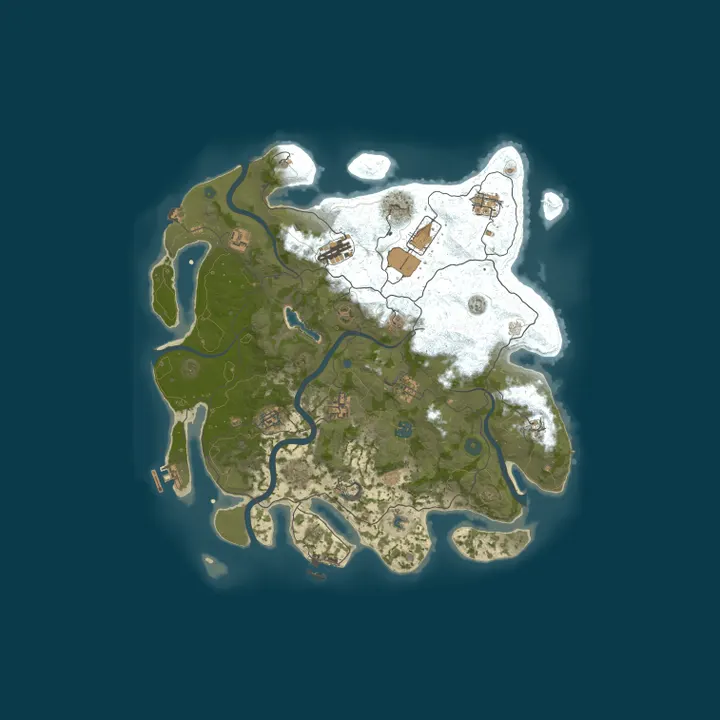 Map of ПЕПЕЛЬНЫЙ РУБЕЖ | RUST X2 | МОСКВА
