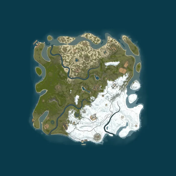 Map of SCAVENGERSHAVEN.NET 5x NoBPs [Loot+|MyMini|Shop|Kits]