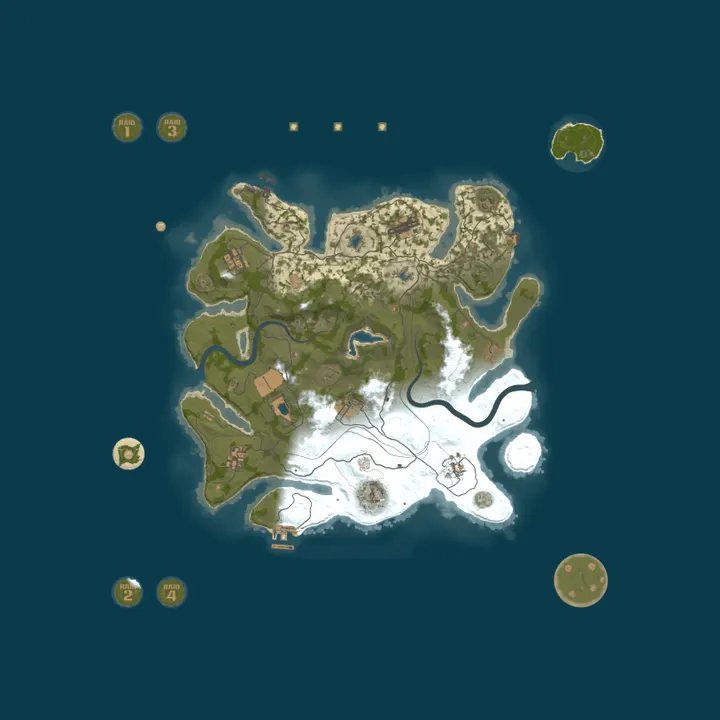 Map of [LATAM] [BR] RUSTALIA PVE | Wiped: 7d