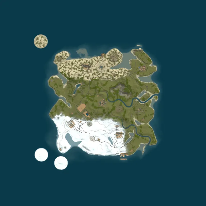 Map of EU|AndysolAM 10x No BPs Solo/Duo|PVP|Shop|Loot+|Kits|Raid+|Skin