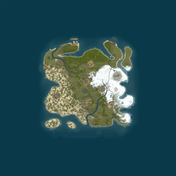 Map of Golda Rust x2/nolim/no kits/Vanilla