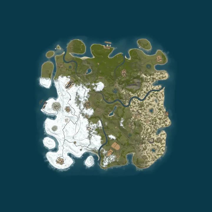Map of My Untitled Rust Server