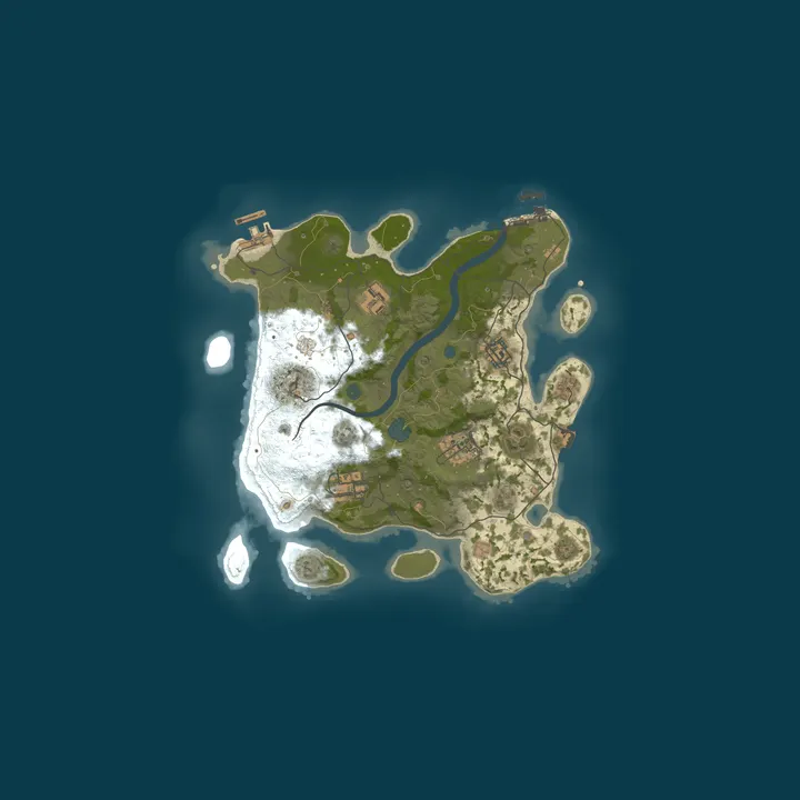 Map of RustGamingNation 3x PvE [Events|Purge|Zombies|SkillTree]